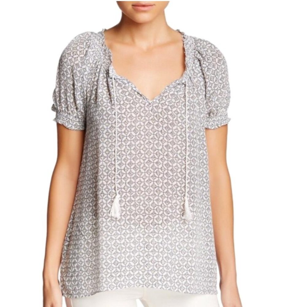 NWOT joie masha silk tie blouse